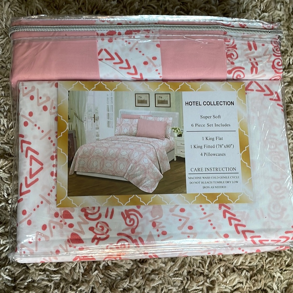 HÔTEL COLLECTION Queen Size Bedsheets (6 Piece Set)